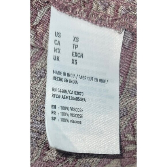 NWT American Eagle Outfitters Peasant Boho Top - Size XS - Picture 7 of 8